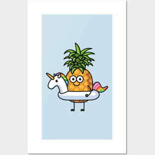 Summer Pineapple Posters and Art